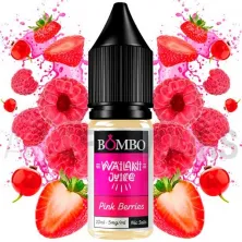 Líquido sales de nicotina Pink Berries 10 ml 10/20 MG Bombo con sabor a fresa y arándanos