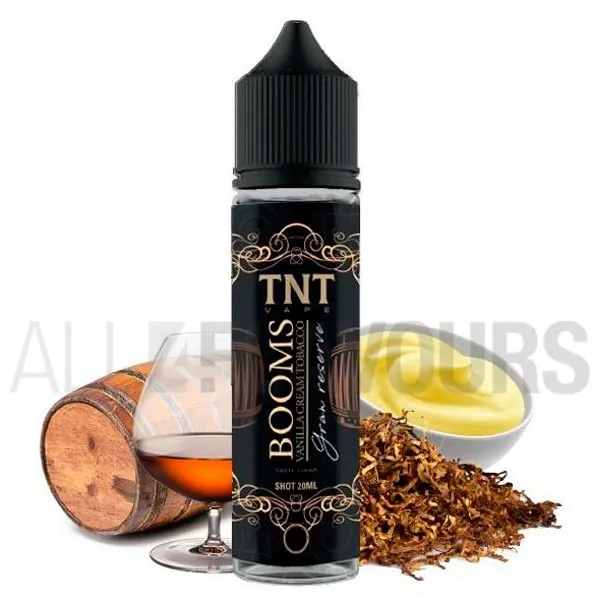 Extracto orgánico tabaco sin nicotina Booms Vanila Gran Reserve 20 ml Tnt-Vape sabor a tabaco rubio y vainilla Extracto orgánico tabaco sin nicotina Booms Vanila Gran Reserve 20 ml Tnt-Vape sabor a tabaco rubio y vainilla