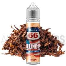 aroma vapeo sin nicotina Route 66 Illinois 20 ml TNT-Vape con sabor a tabaco
