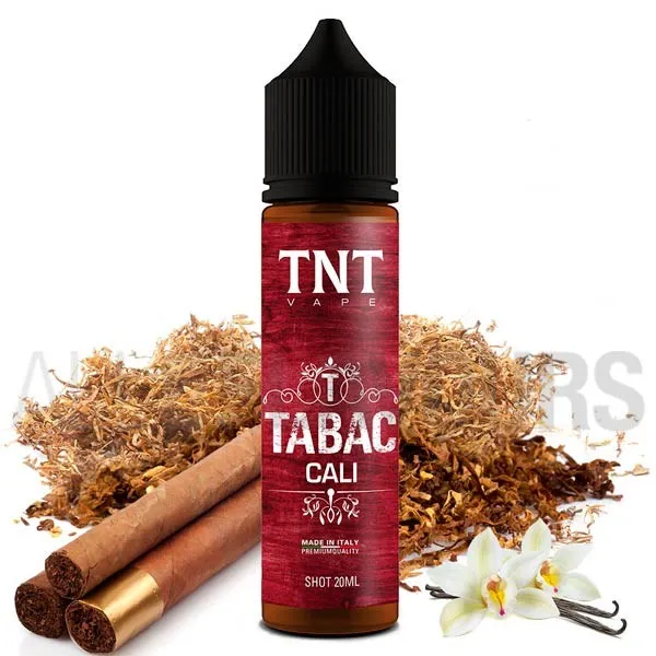 aroma vapeo sin nicotina Tabac Cali 20 ml TNT-Vape con sabor a tabaco