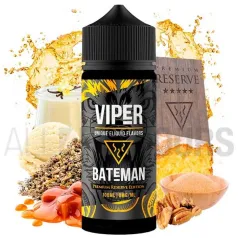 Líquido vapeo sin nicotina Bateman 100 ml Viper Eliquid con sabor a tabaco, chocolate, caramelo y frutos secos