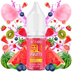 Líquido vaper sales nocotina WKS Afrodita 10 ml Bali Fruits Salts by Kings Crest & Bombo con sabor frutal fresco