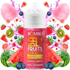 Aroma alquimia WKS Afrodita 30 ml Kings Crest & Bombo con sabor frutal y algodón de azúcar.