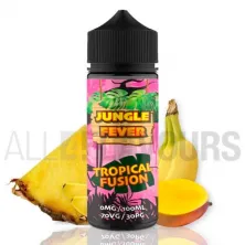 líquido de vapeo sin nicotina Tropical Fusion 100 ml Jungle Fever con sabor a piña, plátano y mango