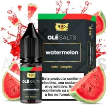 Líquido vaper sales nicotina Watermelon 10 ml 10/20 mg Ole Salts Bad Vape con sabor a sandía