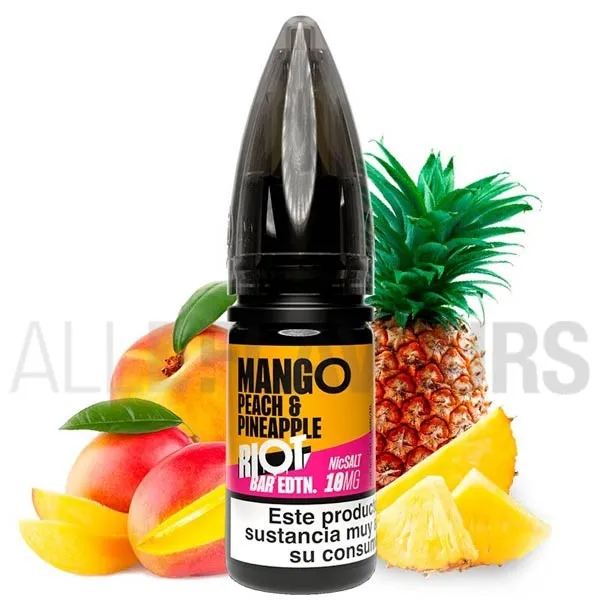 líquido sales de nicotina Mango Peach Pineapple Riot Squad sabor frutal tropical líquido sales de nicotina Mango Peach Pineapple Riot Squad sabor frutal tropical