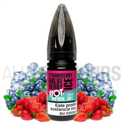 líquido sales de nicotina Strawberry Blueberry Ice Riot Squad sabor a fresas con arándanos frescos