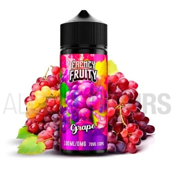 líquido vapeo sin nicotina Frenzy Fruity Grape 100 ml Oil4vap con sabor a uvas