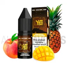 líquido con sales de nicotina Pineapple Peach Mango de Yeti con sabor a frutas