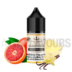 Líquido sales de nicotina Queenside 10 ml 10/20 mg Five Pawns con sabor a dulce