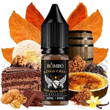 Líquido sales nicotina con sabor tabaco dulce Don Juan Supra Reserve 10 ml 10/20 mg Kings Crest & Bombo