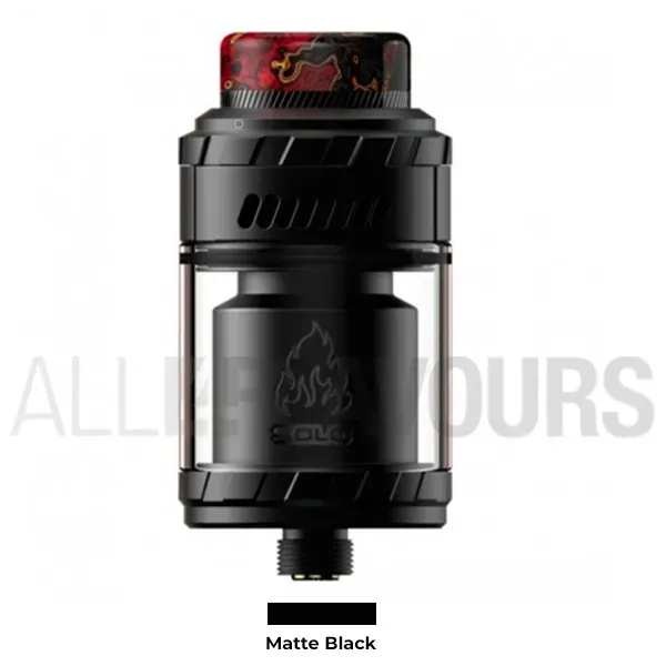Blaze Solo RTA Thunderhead Creations matte black