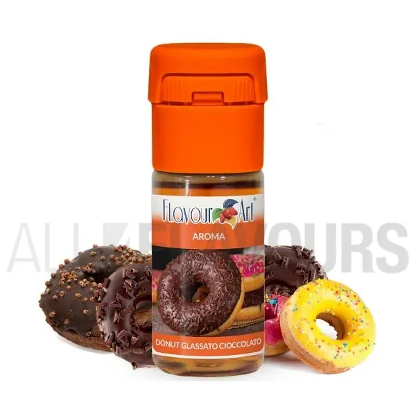 Aroma vapeo donut chocolate 10 ml de la marca Italiana Flavour art