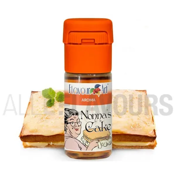 Aroma vapeo nonna cake 10 ml de la marca Italiana Flavour art