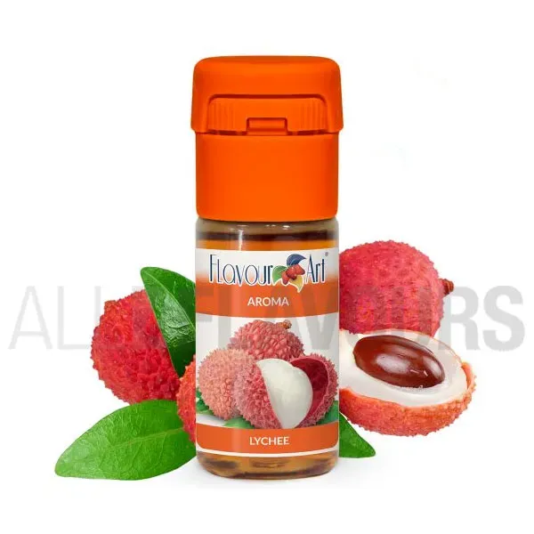 Aroma vapeo lichi 10 ml de la marca Italiana Flavour art