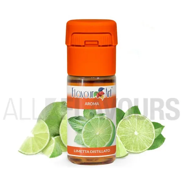 Aroma vapeo lima destilada 10 ml de la marca Italiana Flavour art