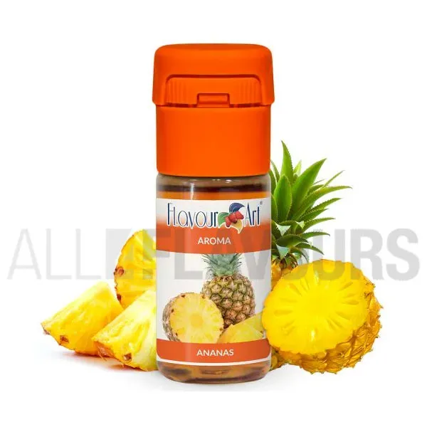 Aroma vapeo piña 10 ml de la marca Italiana Flavour art