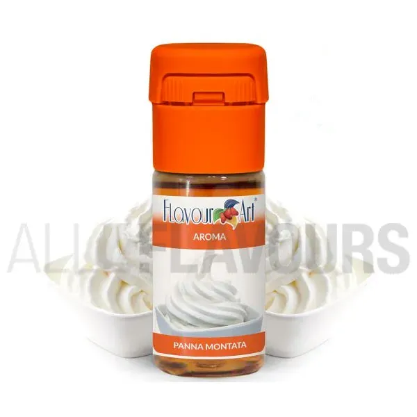 Aroma vapeo crema batida 10 ml de la marca Italiana Flavour art