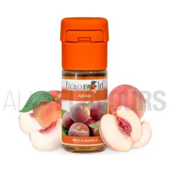 Aroma vapeo melocotón blanco 10 ml de la marca Italiana Flavour art