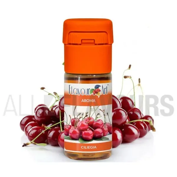 Aroma vapeo cereza 10 ml de la marca Italiana Flavour art