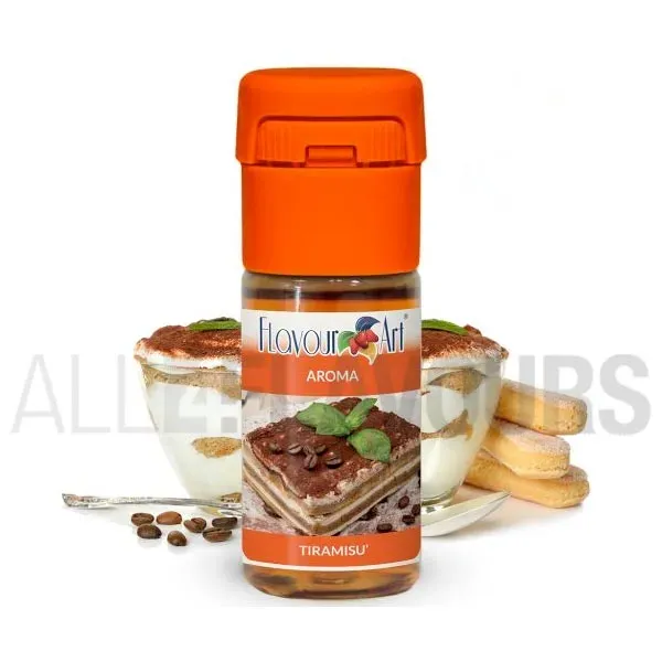 Aroma vapeo tiramisu 10 ml de la marca Italiana Flavour art Aroma vapeo tiramisu 10 ml de la marca Italiana Flavour art