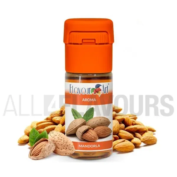 Aroma vapeo almendra 10 ml de la marca Italiana Flavour art