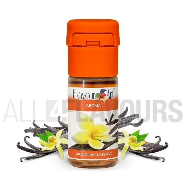 Aroma vapeo vainilla clásica 10 ml de la marca Italiana Flavour art