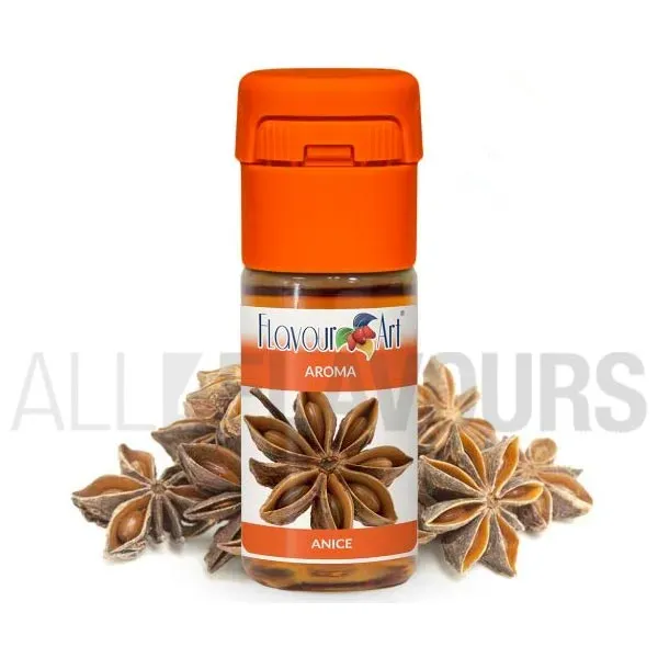Aroma vapeo anís 10 ml de la marca Italiana Flavour art