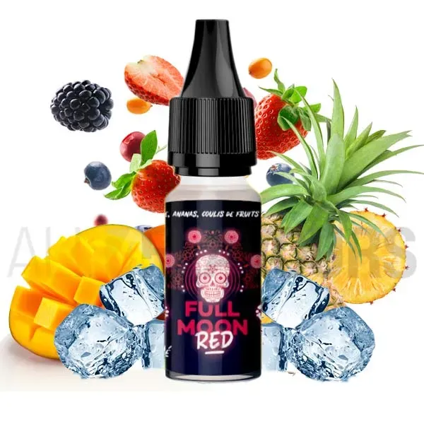 aroma vapeo para líquido vaper sin nicotina sabor frutal fresco Red 10 ml Full Moon