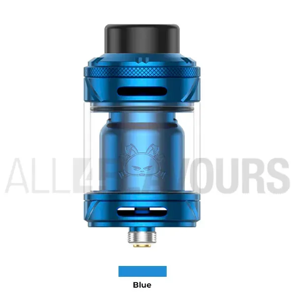 Atomizador 28 mm Fat Rabbit 2 Hellvape para vapeo color azul