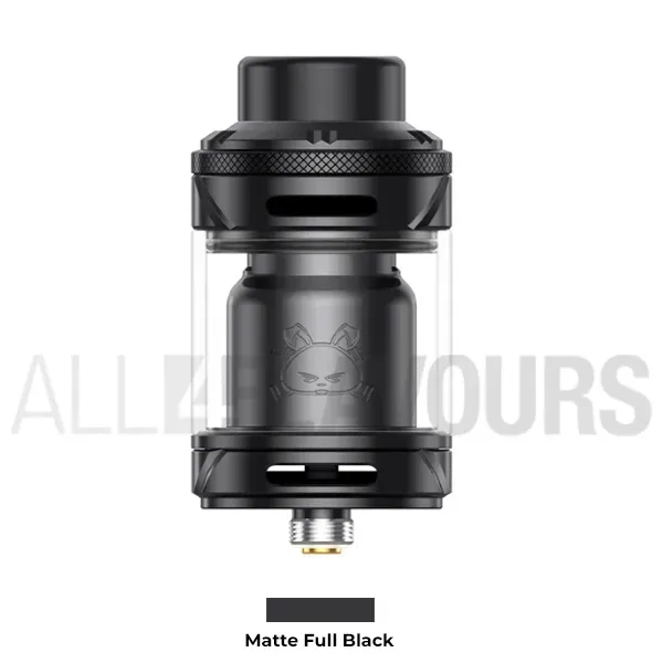 Atomizador 28 mm Fat Rabbit 2 Hellvape para vapeo color full black