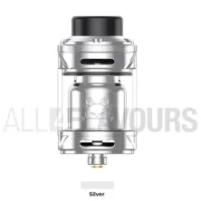 Atomizador 28 mm Fat Rabbit 2 Hellvape para vapeo color Silver