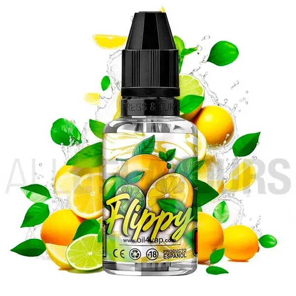 Aroma vapeo para alquimia Flippy 30 ml Oil4vap con sabor a lima y limón