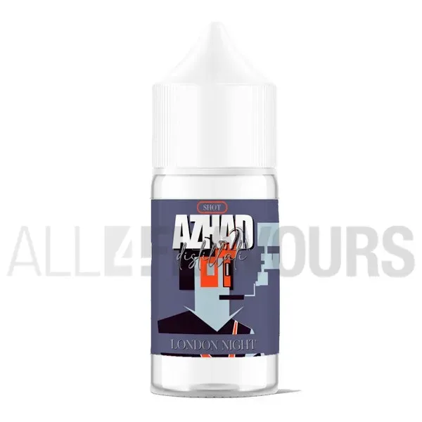 Extracto orgánico tabaco para vapear London Night 25 ml Azhad´s Extracto orgánico tabaco para vapear London Night 25 ml Azhad´s