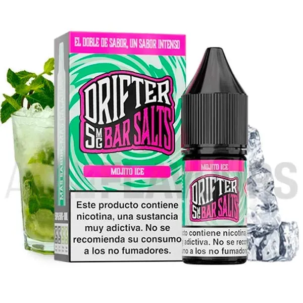 Líquido sales de nicotina Mojito Ice 10 ml Drifter sabor a mojito helado Líquido sales de nicotina Mojito Ice 10 ml Drifter sabor a mojito helado