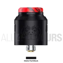 Atomizador RDA Drop Dead 2S RDA Hellvape color negro mate drip color rojo