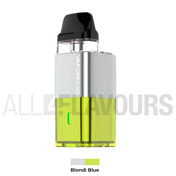 Vaper desechable Xros Cube Vaporesso color gris  y verde lima