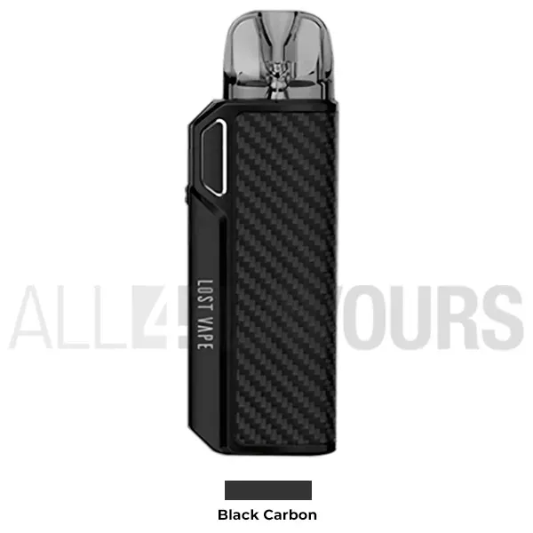 Thelema Elite 40 Pod Kit Los Vape color negro fibra carbono