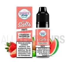 Líquido sales de nicotina con sabor a sandía y fresdas Strawberry Watermelon 10/20 mg Dinner Lady