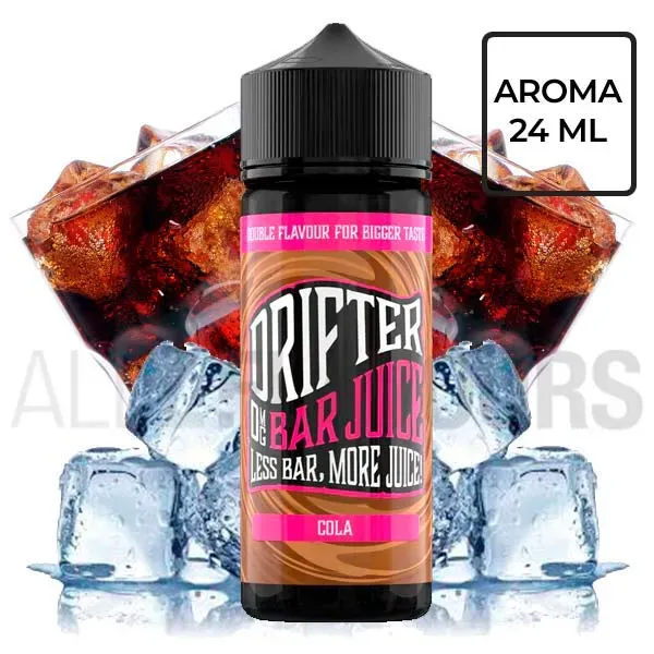 Aroma Cola Ice 24 ml Drifter Bar con sabor refresco de cola.