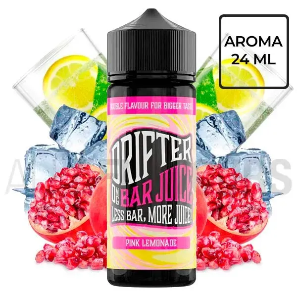 Aroma Pink Lemonade 24 ml Drifter Bar con sabor a limonada con un toque de granda