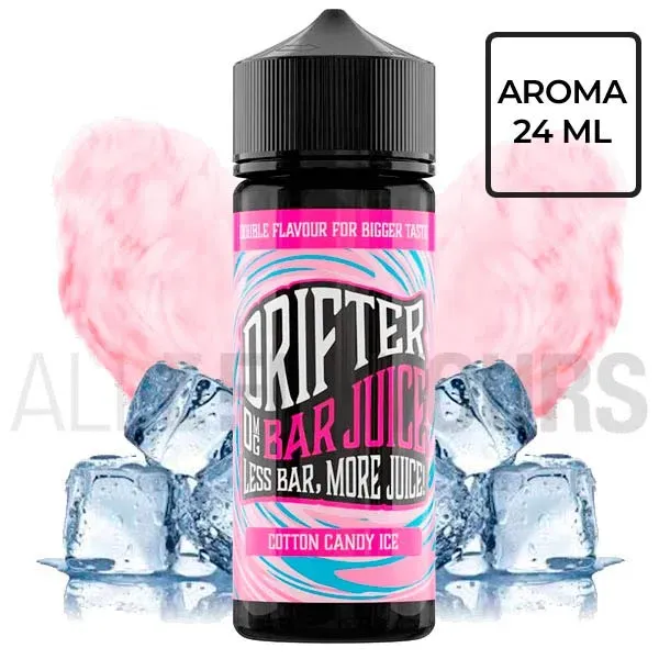 Aroma Cotton Candy Ice 24 ml Drifter Bar con sabor a algodón de azúcar fresco Aroma Cotton Candy Ice 24 ml Drifter Bar con sabor a algodón de azúcar fresco