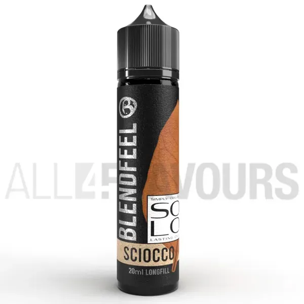 extracto orgánico tabaco sin nicotina Sciocco 20 ml Blendfeel sabor a tabaco robusto