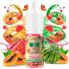 Líquido sales de nicotina Havana dream Watermelon Papaya 10 ml  con sabor a sandía y papaya