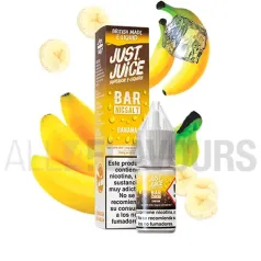 Líquido sales de nicotina Banana Ice 10 ml Just Juice Bar con sabor a plátano helado