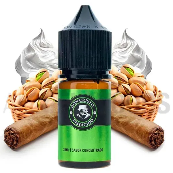 aroma vapeo para hacer tus líquidos vaper con sabor a tabaco y pistacho Don Cristo Pistachio 30 ml