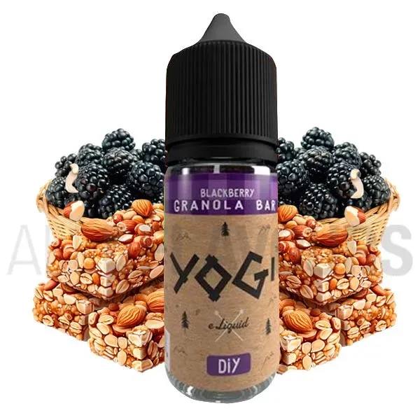 Aroma vapeo con sabor a barra de granola  Granola Blackberries Bar 30 ml Yogi