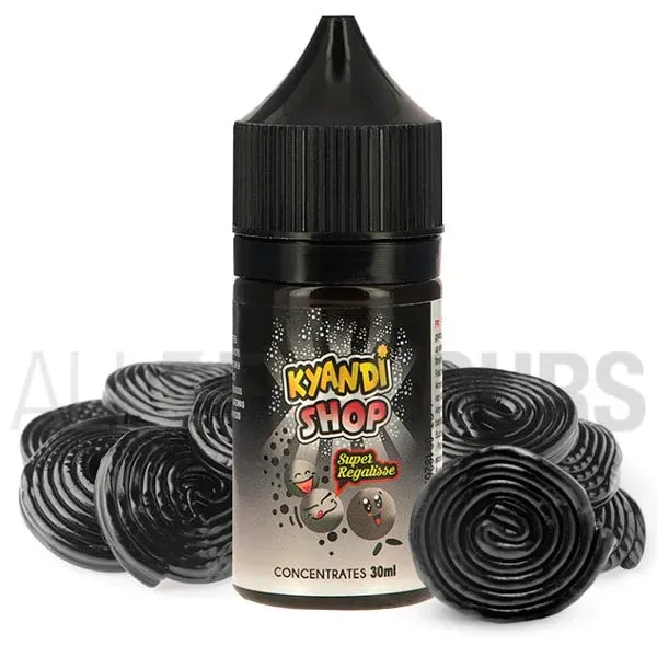 aroma vapeo para mezclar tus líquidos de vapeo con sabor a regaliz Super Regaliz 30 ml Kyandi Shop