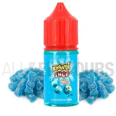 Aroma Super Troumpf 30 ml Kyandi Shop con sabor a caramelos ácidos de frambuesa azul