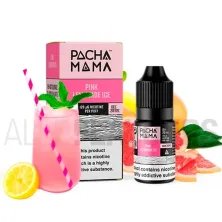 Líquido sales nicotina Pink Lemonade 10 ml Pachamama Bar Salts con sabor a limonada con frambuesas rojas